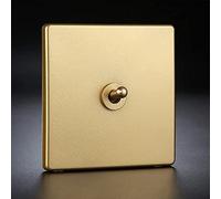 Plaque de bouton poussoir mural de finition, interrupteur mural 86 interrupteur à levier de type 10A 110-250V interrupteur de lumière mobile rétro 86 interrupteur de panneau de prise murale 1-4 lien 2