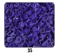 Plaque De Briques De Construction Moc Pour Enfant,500 Pièces/Lot,100g,1x1,Nuit,Bricolage,Pixel Art,Code Qr,Mosaïque,Jouets,52 Couleurs Compatibles #I2