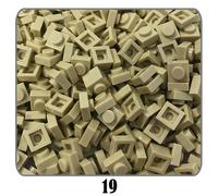 Plaque De Briques De Construction Moc Pour Enfant,500 Pièces/Lot,100g,1x1,Nuit,Bricolage,Pixel Art,Code Qr,Mosaïque,Jouets,52 Couleurs Compatibles #S