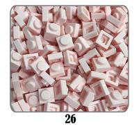 Plaque De Briques De Construction Moc Pour Enfant,500 Pièces/Lot,100g,1x1,Nuit,Bricolage,Pixel Art,Code Qr,Mosaïque,Jouets,52 Couleurs Compatibles #Z