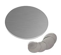 Plaque de calage en acier inoxydable 304, 1 pièce, tôle ronde, diamètre de 50 à 300 mm, épaisseur de 0,5 à 5 mm, haute résistance et dureté.(Dia 250mmxThick 1.5mm)
