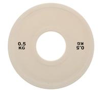 Plaque de Caoutchouc Fractionnaire 0,5kg pour Musculation et Entraînement | Légère et Facile à Utiliser, pour Changer les Disques de Poids, Usage Maison et Salle de Sport