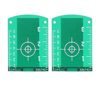 Plaque de carte cible magnétique élevée à haute visibilité Charit facile pour l'alignement ABS 2pcs