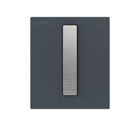 Plaque de cde urinoir lis ineo au102 verre anthracite bouton acier br 125x10x145 - LAUFEN H9091020780001