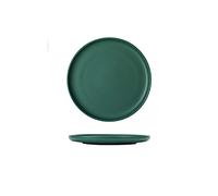 Plaque de céramique, Assiettes à dessert en céramique multicolores, lot de 1/2/4(Green,4pack)