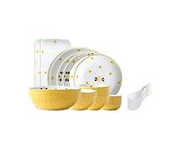 Plaque de céramique, Vaisselle Assiettes à dessert Services de table Cuisine Céramique Service de table Bee Service for 6 personnes Lot de 28