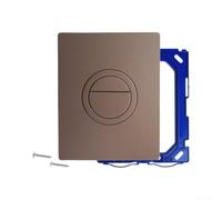 Plaque de chasse compatible, panneau ABS poli double mode d'économie d'eau | Finition polie résistante aux rayures - Installation rapide sans outil - Compatible avec montage mural