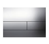 Plaque de chasse d'eau WC TECE TECEsquare 9820392 chrome brillant, métal