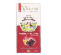 Plaque de chocolat Villars Noir 100g (Noir Whisky d'Ecosse)