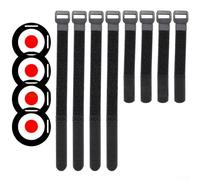 Plaque de cible d'entraînement de football TPE pour exercices solo ou d'équipe avec disques et sangles réglables sécurisées pour plusieurs sports (18 cm - 4 pièces)