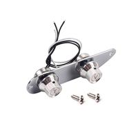 Plaque de commande à 2 voies pour guitare électrique - Plaque de commande pré-câblée avec interrupteurs à 2 voies - Pièce de rechange pour guitare électrique - Faisceau de câblage pré-câblé