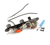 Plaque de commande à câble pour guitare électrique avec commutateurs 3 voies - Plaque de contrôle de faisceau de câblage pré-câblée facile à installer - Kits électroniques pré-câblés