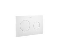 Plaque de commande avec double chasse Pl10 One Dual Blanc Mat - ROCA A890189207