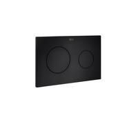 Plaque de commande avec double chasse Pl10 One Dual Noir Mat - ROCA A890189206