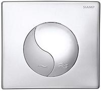 PLAQUE DE COMMANDE CHROME BRILLANTE YING YANG SIAMP