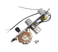 Plaque de commande de câblage Push Pull pour guitare - Texture métallique - Convient pour améliorer l'expression musicale et la construction robuste - Accessoires de guitare électrique