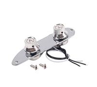 Plaque de commande de fil 2 voies avec plaque de contrôle pré-câblée avec interrupteurs à 2 voies, accessoires de guitare électrique, faisceau de câblage pré-câblé pour guitare