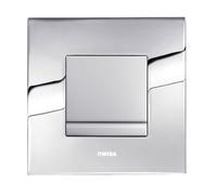 Plaque de Commande Delos urinoir Métal Wisa Chromé Mat/Chromé Brillant Métal