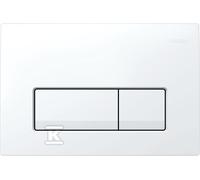 Plaque de commande Delta50 frontale blanc alpin 115.119.11.1