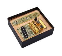 Plaque de commande d'interrupteur à 3 voies - Pièces de rechange - Jeu de micro à 6 cordes - Plaque de chevalet de selle pour guitares électriques