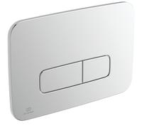 Plaque de commande double flux mécanique ProSys - Chrome
