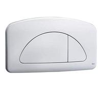 Plaque de commande double pour cassettes de vidange Diamant et Jade blanc