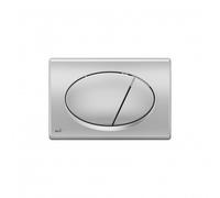 Plaque de commande double touche, Chrome mat (M72)