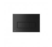Plaque de commande double touche, Noir mat (M578)