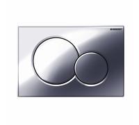 GEBERIT Plaque de declenchement SIGMA01 chrome brillant pour bati-support Duofix UP320 - GEBERIT - 115.770.21.5