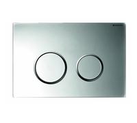 Plaque de commande double touche - Sigma 20 - chromé brillant GEBERIT