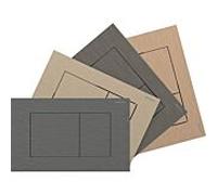 Plaque de commande Geberit 004611003, galvanisée, laquée, double chasse, carrée