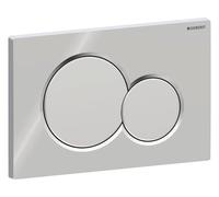 Plaque de commande Geberit Sigma01 pour rinçage en 2 quantités, ronde, 115.77...