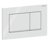 Plaque de commande Geberit Sigma20, pour rinçage en 2 quantités, rectangulaire,