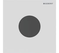 Plaque de commande Geberit type 40 urinoir - 230V - rond - blanc mat, facile à nettoyer 116.024.JT.1