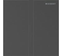 Plaque de commande Geberit type 40 urinoir - batterie - carré - noir chr./geb,easy t.cl 116.237.QD.1