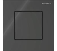 Plaque de commande Geberit type 40 urinoir - pneumatique - carré - noir 116.217.SJ.1