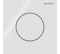 Plaque de commande Geberit type 40 urinoir - pneumatique - rond - blanc 116.014.SI.1