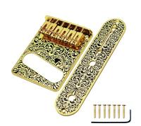 Plaque de commande gravée pour guitare électrique - 6 cordes - Chevalet et plaque de contrôle - Pièces d'instruments