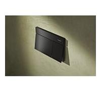 hansgrohe iFrame élément E Plaques de déclenchement pour chasse d'eau à 2 quantités, 66003670, Couleur: noir mat