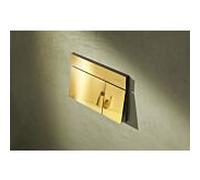 hansgrohe iFrame élément E Plaques de déclenchement pour chasse d'eau à 2 quantités, 66003990, Couleur: Optique en or poli