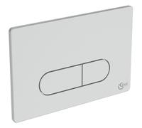 Plaque de Commande Ideal Standard OLEAS M1 234x154x8,5mm Chromé Mat Double Touche
