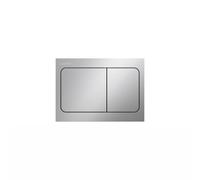 Plaque de commande ineo air dispositif double chasse chromé satiné 203x6x145 mm - LAUFEN H9001130070001