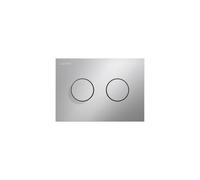 Plaque de commande ineo groove dispositif double chasse chromé satiné 203x18x145 - LAUFEN H9001170070001