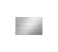 Plaque de commande ineo horizon dispositif double chasse chromé satiné 213x6x145 - LAUFEN H9001110070001