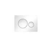 Plaque de commande ineo moon dispositif double chasse blanc 203x6x145 mm - LAUFEN H9001140000001
