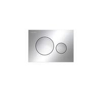 Plaque de commande ineo moon dispositif double chasse chromé 203x6x145 mm - LAUFEN H9001140040001