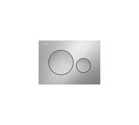 Plaque de commande ineo moon dispositif double chasse chromé satiné 203x6x145 mm - LAUFEN H9001140070001