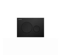 Plaque de commande ineo moon dispositif double chasse noir mat 203x6x145 mm - LAUFEN H9001147160001