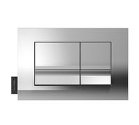 Plaque de commande JACOB DELAFON, double touches rectangulaires, Chrome