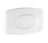 Plaque de commande murale WC encastré Regiplast simple volume, blanche